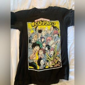 My Hero Academia Small Black Graphic‎ T Shirt